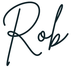 Rob's handwritten signature